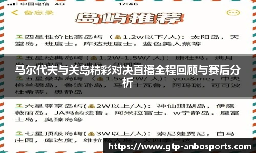 马尔代夫与关岛精彩对决直播全程回顾与赛后分析